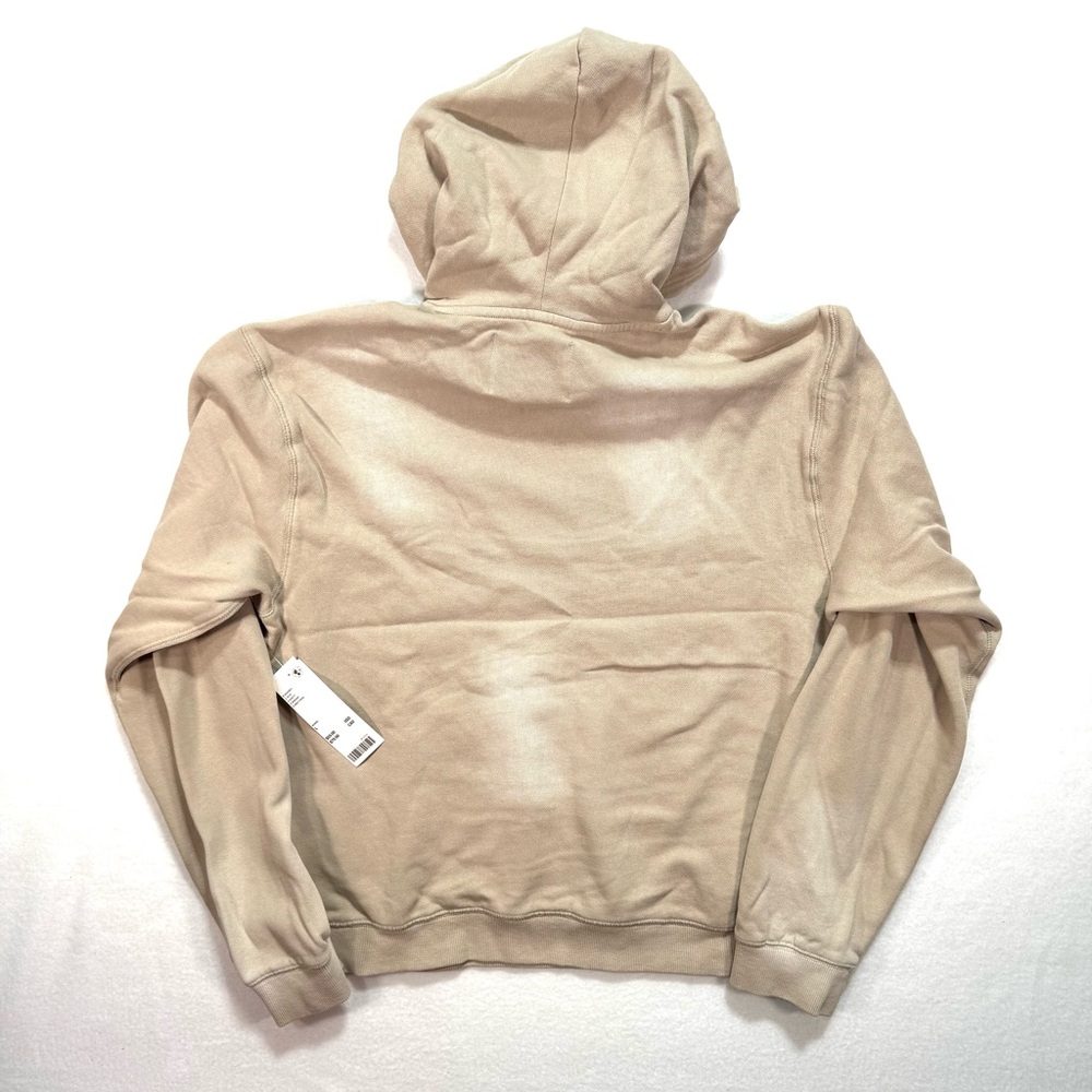 NWT New Urban Outfitters BDG Vintage Hoodie Sweatshirt Large L Tan Slouch Grunge - Picture 2 of 6